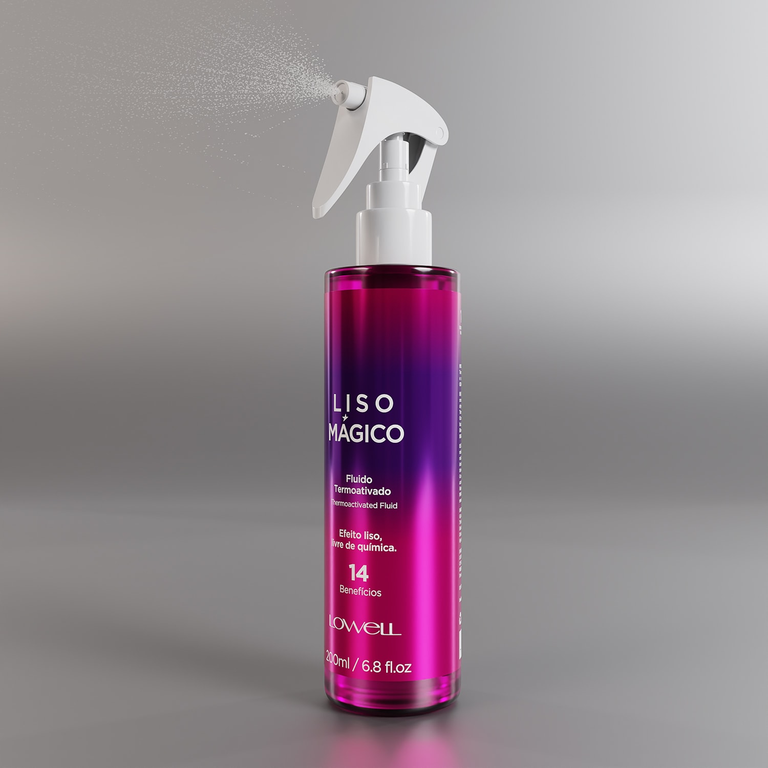 Fluido Termoativado Liso Mágico 200ml | Lowell