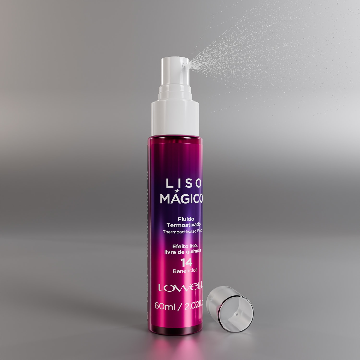 Fluido Termoativado Liso Mágico 60ml | Lowell