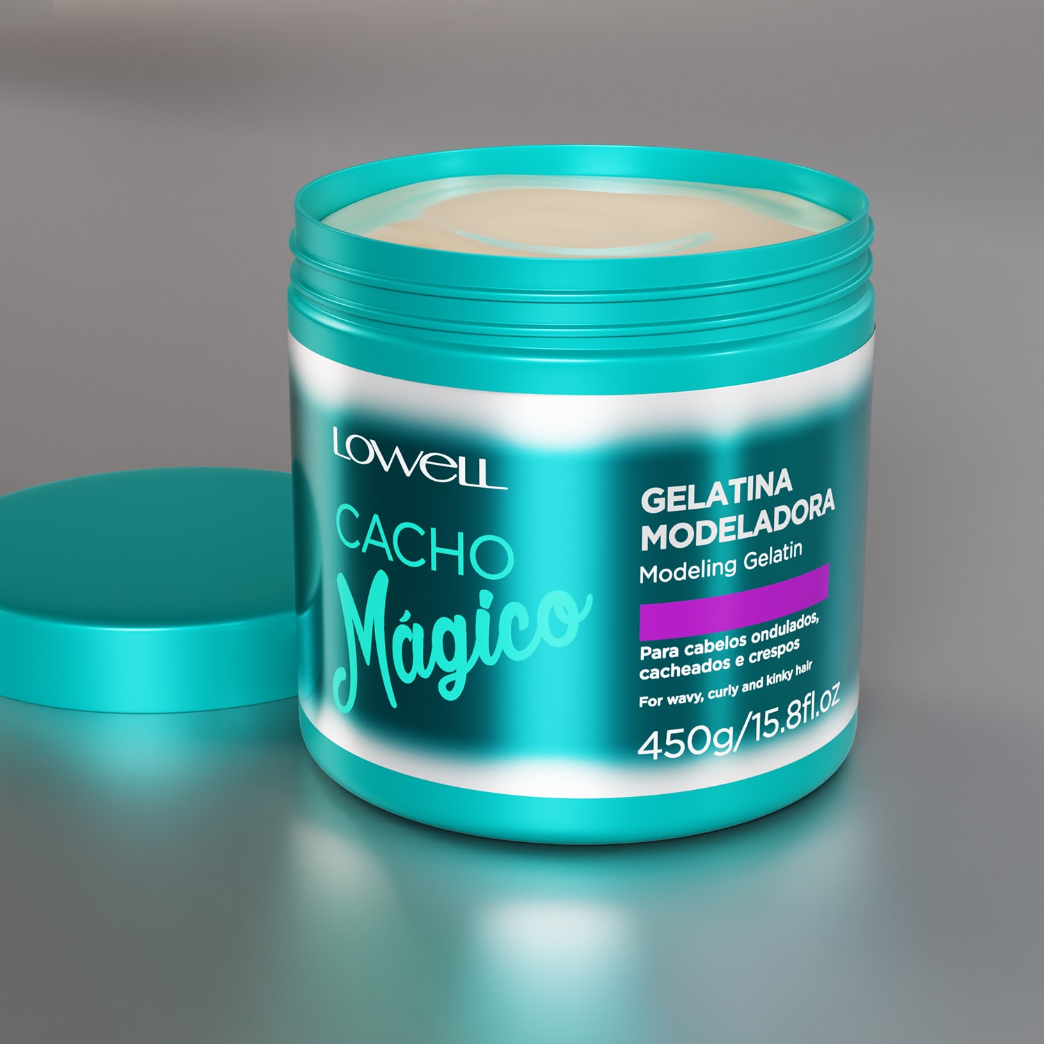Gelatina Modeladora Cacho Mágico 450g | Lowell