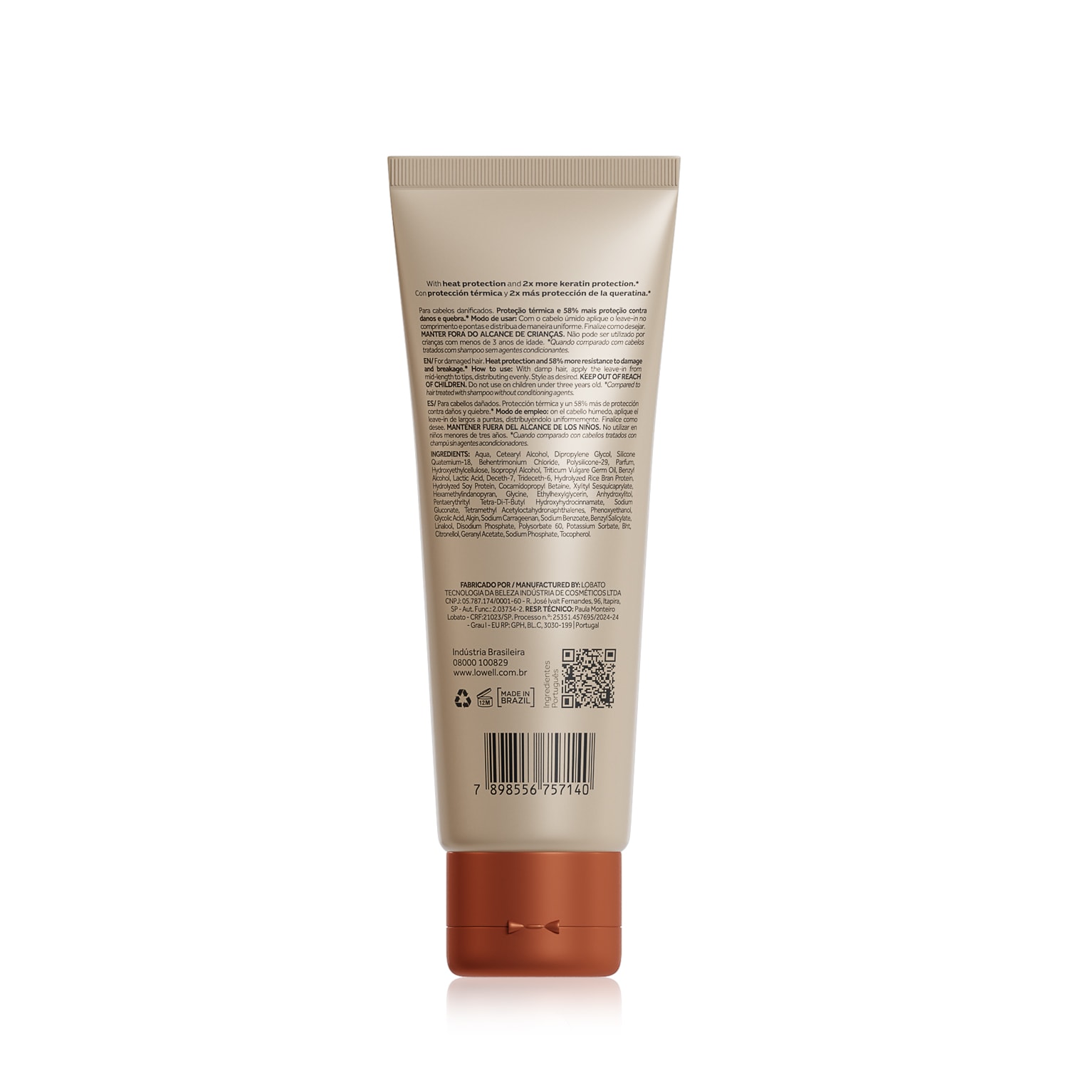 Leave-in Reconstrutor Bioplastia 120ml | Lowell