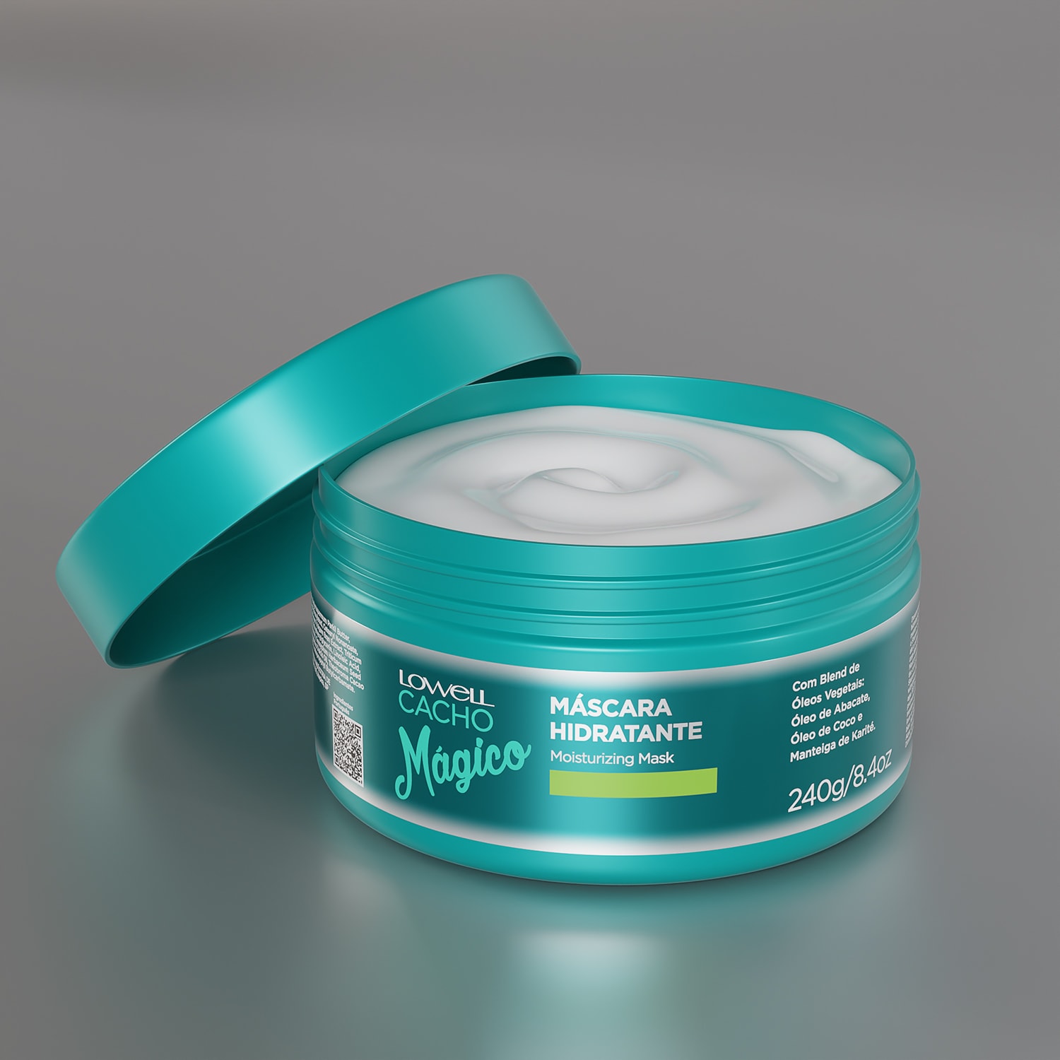 Máscara Hidratante Cacho Mágico 240g | Lowell